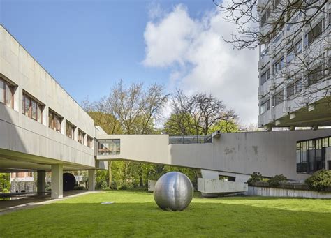 Marl Rathaus Au Enaufnahme Architektur Der Nachkriegsmoderne