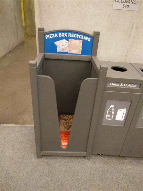 A School In My City Has Recycling Bins Only For Pizza Boxes R