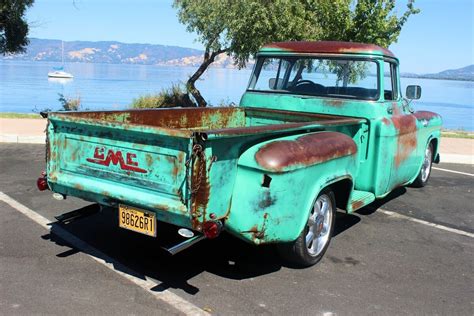 1958 Gmc Truck Restomod Ls Powered Blue Chip Big Back Window Custom