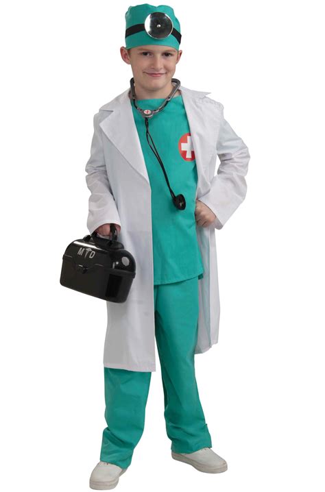 Brand New Chief Medical Surgeon Doctor Child Costume M Ebay