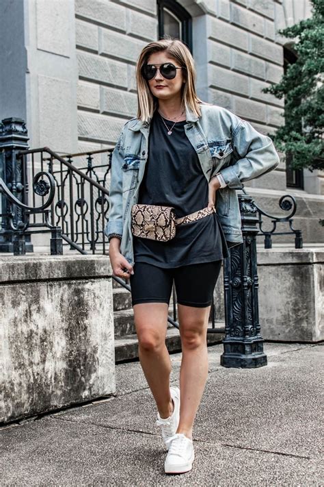 Ways To Wear The Biker Short Trend Style Worthy Short Outfits