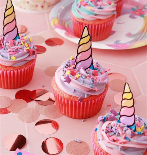 Cup Cake Unicornio - Unicorn Cupcake Birthday Decorations at Jessica Goza blog