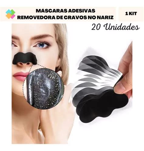 Tirar Cravos Do Nariz Produto - 20x Tirar Cravos Gigantes Do Nariz E Rosto Pontinhos Pretos ...