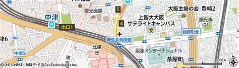 大阪府大阪市北区豊崎3丁目の地図 住所一覧検索｜地図マピオン