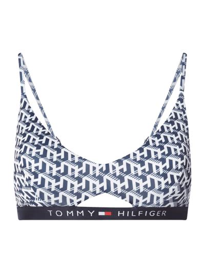 TOMMY HILFIGER Bikini Oberteil In Bustier Form Dunkelblau Online Kaufen