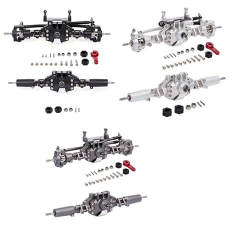 Scx Metall Cnc Eloxiert Volle Vorne Hinten Portal Achse F R Rc