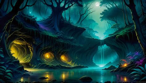 Fantastic caves by ComicOnly on DeviantArt