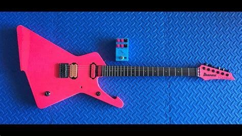 Paul Gilbert Ibanez Pink Ice Stroyer 1987 Custom Shop Guitar Youtube