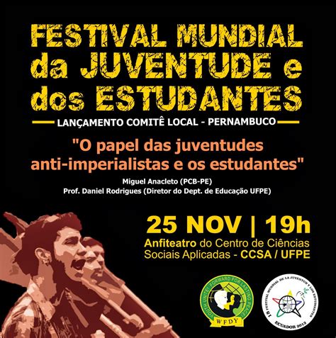 União da Juventude Comunista Pernambuco Pernambuco lança o Comitê