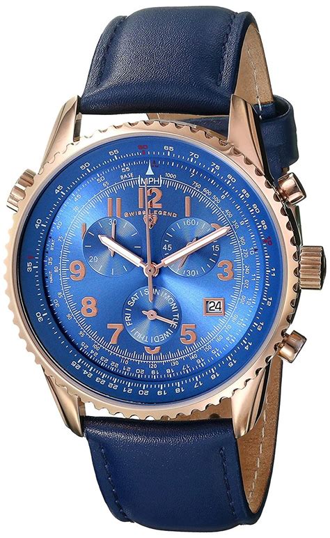 Swiss Legend Men S Rg Skyline Analog Display Swiss Quartz Blue