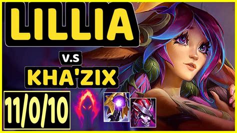 MARKOON LILLIA Vs KHA ZIX 11 0 10 KDA JUNGLE CHALLENGER GAMEPLAY