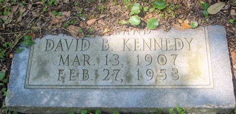 David Bullock Kennedy 1907 1953 Mémorial Find a Grave