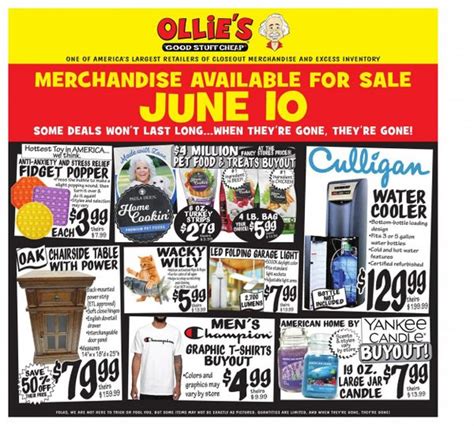 Ollie S Bargain Outlet Weekly Ad Flyer June 10 To June 16