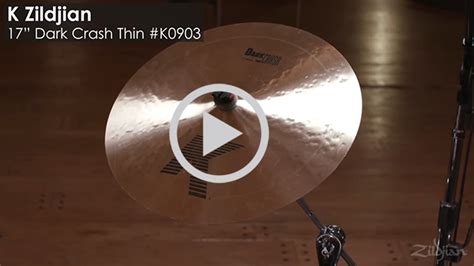 Zildjian K Dark Thin Crash Ln K Scan Uk