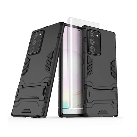 Dteck Rugged Case For Samsung Galaxy Note20 Ultra Note20 Ultra 5g With Tempered Glass Screen