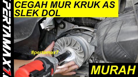 Cara Cegah Drat Kruk As Yamaha NMAX Dol Slek Lepas Pakai Mur Pulley All