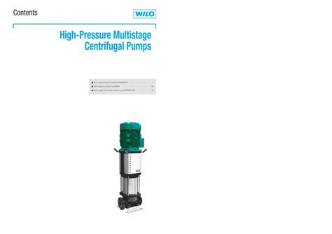 PDF Centrifugal Pumps High Pressure Multistage DOKUMEN TIPS