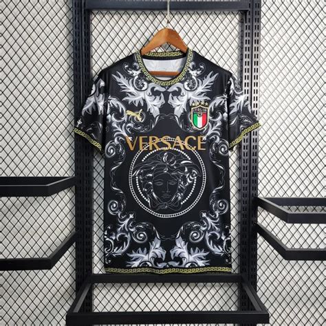 Italy X Versace Jersey 2023 Black Edition Club Jerseys