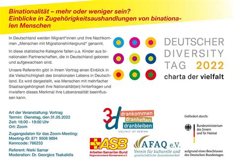 Diversity Tag am 31 Mai ASB Münsterland e V