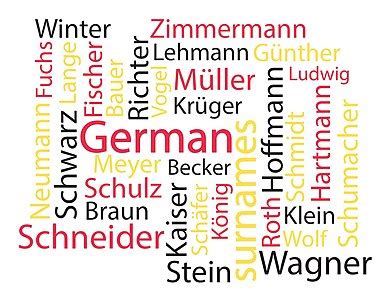 List of the most common surnames in Germany - Wikiwand