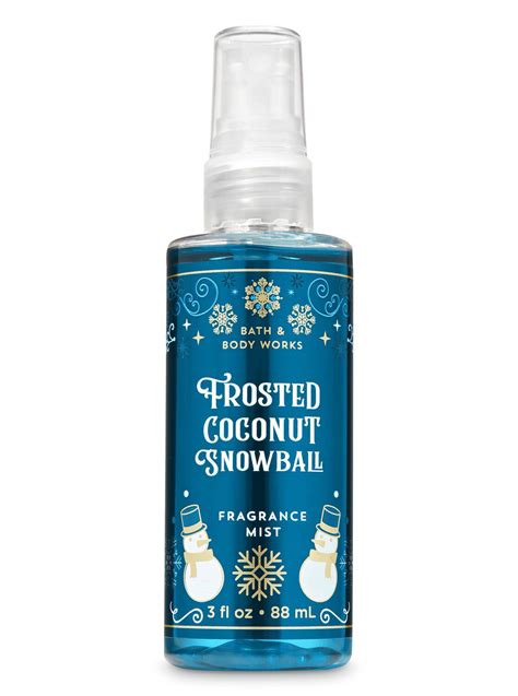 Frosted Coconut Snowball Travel Size Fine Fragrance Mist Bath And