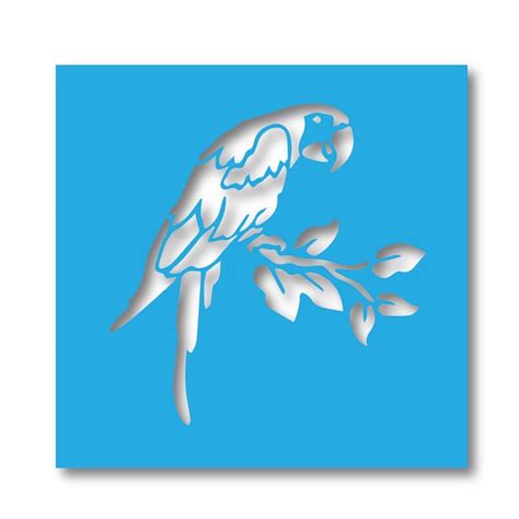 Parrot Stencil - Etsy