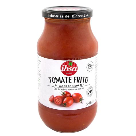 Ibsa Tomate Frito Con Aceite De Oliva Virgen Extra Ibsa Bierzo Sin