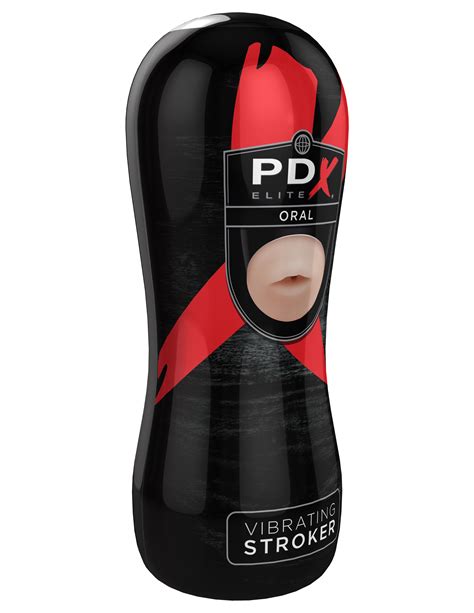 PDRD523 Pdx Elite Vibrating Stroker Oral Honey S Place