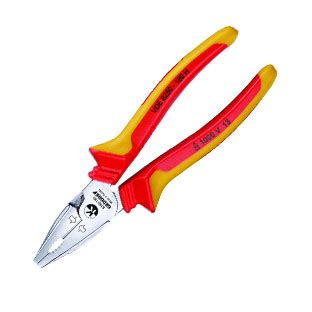 Gedore VDE Heavy Duty Combination Pliers With VDE Insulating Sleeves 160 Mm