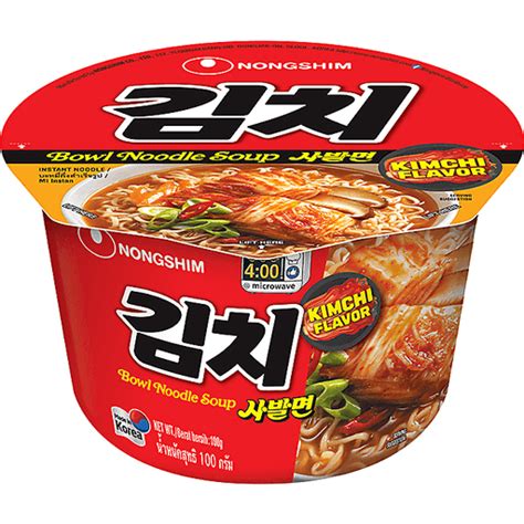 Nongshim Bowl Noodle Soup Kimchi Flavor 100g Shop Walter Mart