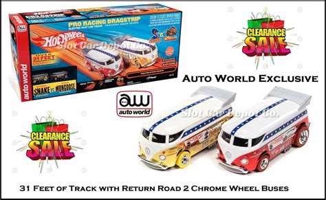 Auto World Exclusive Hot Wheels Snake Vs Mongoose Custom VW Buses W Return Road EBay