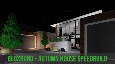 Bloxburg - Autumn House Speedbuild - YouTube