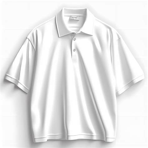 Premium Photo Elegant White Polo Shirt For Men Perfect Fit And Style