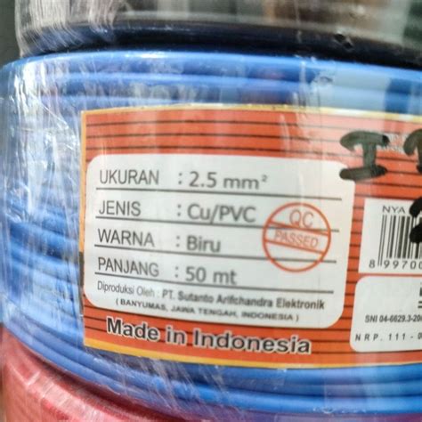 Jual KABEL KAWAT NYA 2 5 Mm Harga 1 Meter KITANI TEMBAGA MURNI SNI