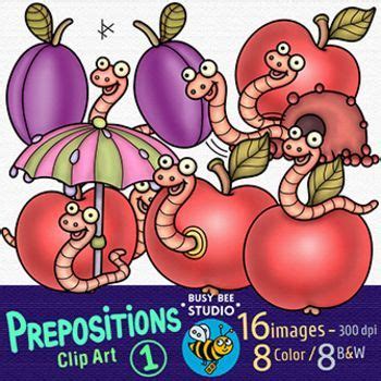 Prepositions Clipart Set 1 Clip Art Prepositions Art Bundle