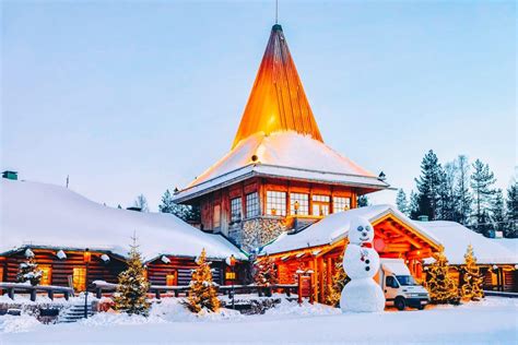 Voyage En Laponie Village Du Pere Noel Idee Repas Soir