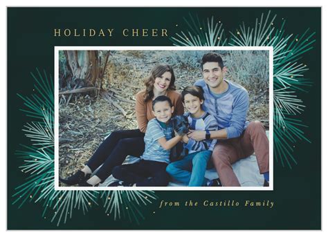 Photo Festive Holiday Cards by Basic Invite