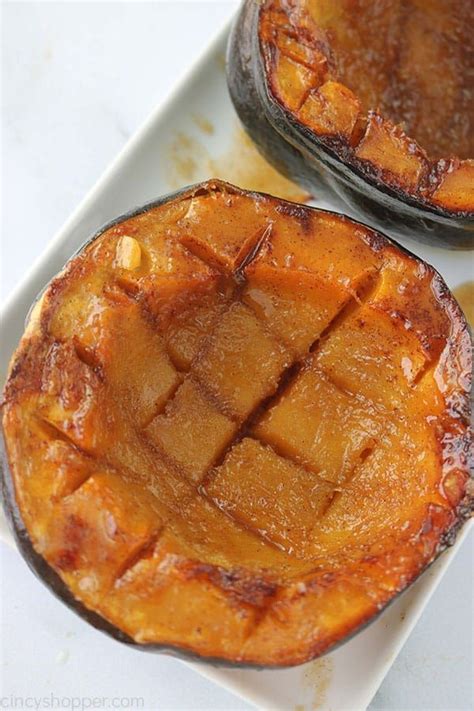 Brown Sugar Baked Acorn Squash Recipe Food Recipes Acorn Squash Baked Squash