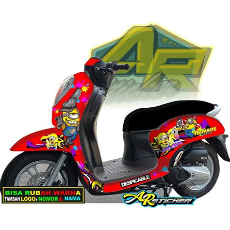 Jual Decal Scoopy Decal Scoopy Full Body Full Blok Decal Scopy Dekal