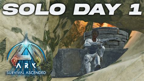 Claiming My Hidden SOLO Rathole Day 1 Ark Survival Ascended PVP YouTube