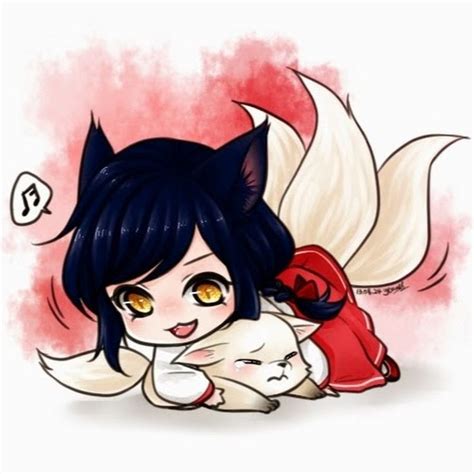 Chibi Ahri League Of Legend Anime Chibi Dễ Thương