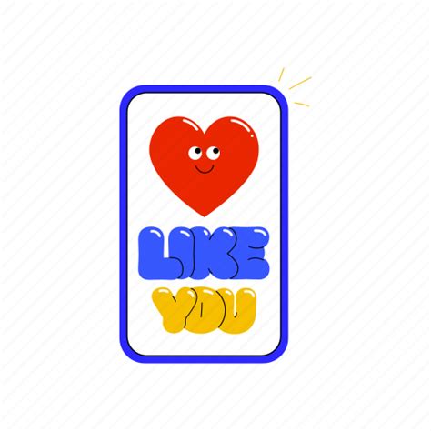 Like Favourite Favorites Love Valentine Sticker Download On