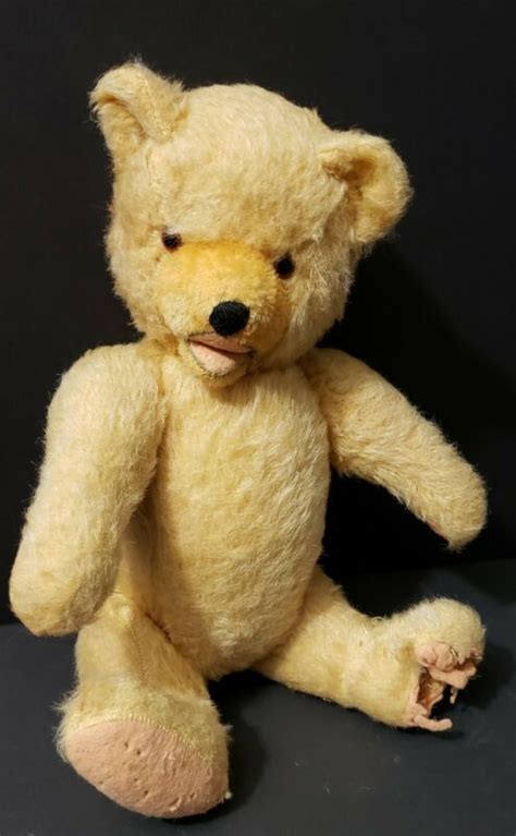 Rare Antique 5 Jointed Open Mouth Teddy Bear Mohair Austria Glass Eyes Antique Price Guide