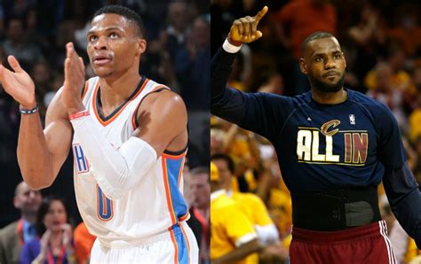 Russell Westbrook Lebron James Named Nba Players Of The Month For