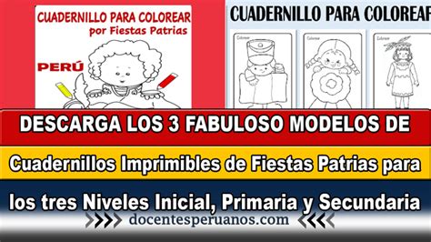 Descarga Los 3 Fabuloso Modelos De Cuadernillos Imprimibles De Fiestas