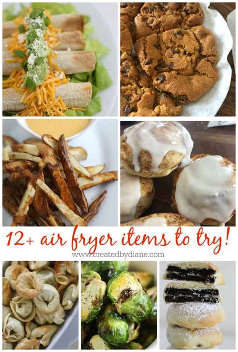 12 unique air fryer recipes | Created by Diane