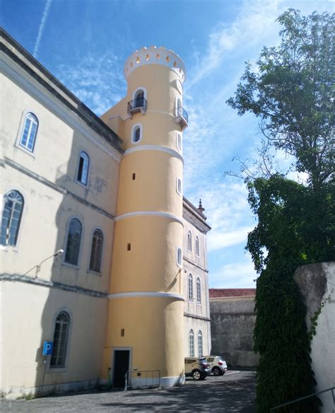 Torre do antigo Colégio dos Jesuítas de Campolide 1904 c Colégio