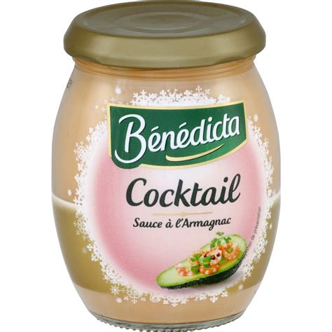 BENEDICTA Sauce cocktail à l Armagnac 260g pas cher Auchan fr