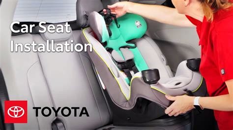 Toyota How To Installing A Car Seat In Your Toyota Sienna Toyota Youtube