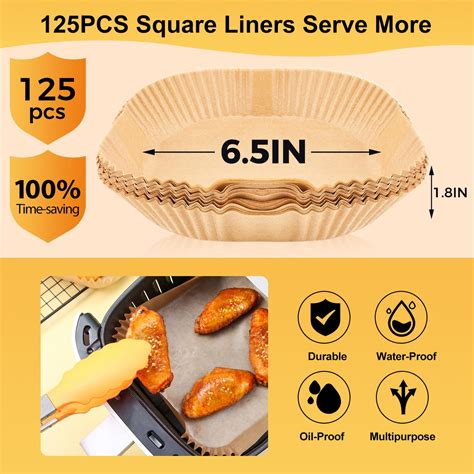 Snapklik Air Fryer Disposable Paper Liners Pcs In Square